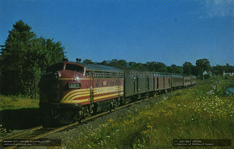 Postcard: Maine Central Railroad